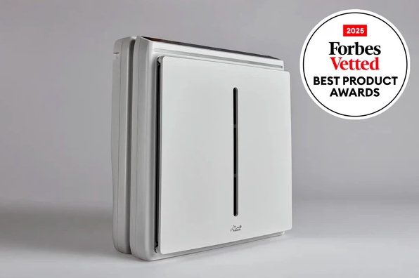 Rabbit Air A3 air purifier recognised in the 2025 Forbes Vetted Best Product Awards