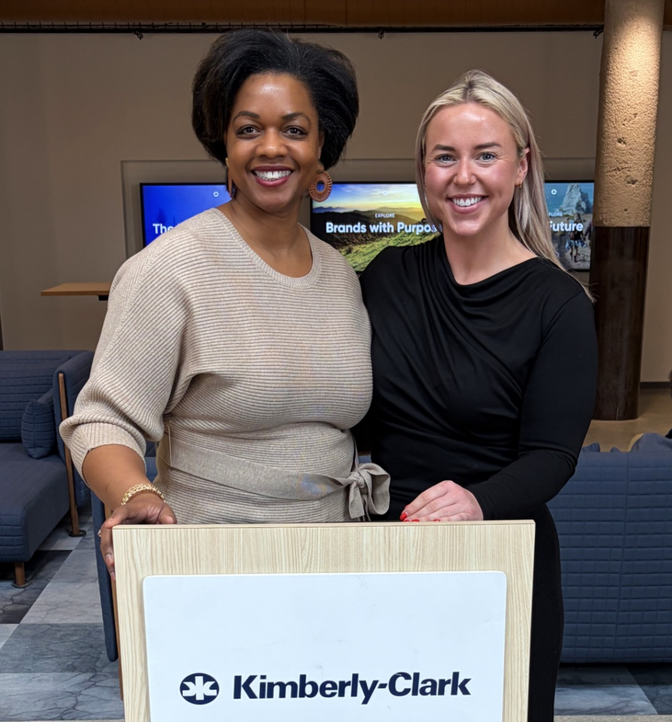 Leah McInerney meeting with Kimberly-Clark team during U.S. trade mission on indoor environmental quality